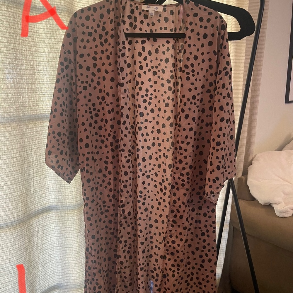 Leopard kimono